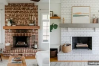 From Dated to Dazzling: Your Beginner’s Guide to Tiling a Brick Fireplace