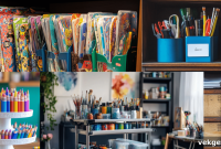 47 Smart Storage Ideas for Kids Art Supplies
