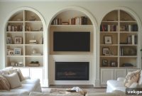 Arched Built-In Bookcases Simple Steps to Stunning Results
