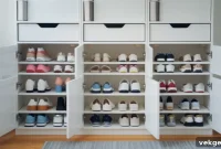 Entryway Organization Simplified with HEMNES Shoe Cabinets