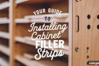 Seamless Cabinet Filler Strip Installation