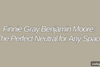 Finnie Gray Benjamin Moore’s Go-To Neutral
