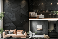 Elevate Your Home: 70 Chic Black Accent Wall Concepts