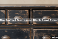 Unlocking the Perfect Distressed Black Paint Finish