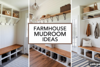 Achieve an Organized Home: 12 Farmhouse Mudroom Ideas