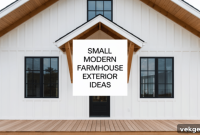 29 Stunning Small Modern Farmhouse Exterior Ideas