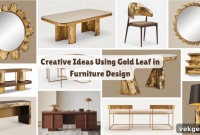 Elevate Furniture Design with Gold Leaf Artistry