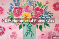 Hammered Flower Art: Your Easy DIY Start