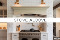 Stove Alcove Stylish Practical Kitchen Design