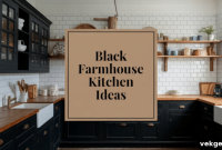 17 Stunning Black Farmhouse Kitchen Inspirations for Your Home