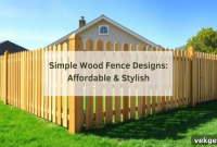 6 Easy Wood Fence Ideas: Affordable & Stylish