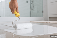 Bathroom Floor Refresh: DIY Tile Paint on a Dime