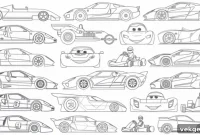 35 Turbo-Charged Race Car Coloring Pages