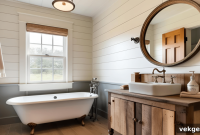 Farmhouse Bathroom Oasis: Designing Your Perfect Cozy Escape