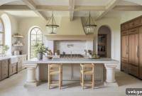 Column-Supported Kitchen Islands: Design Ideas and Practical Tips