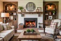 40 Farmhouse Fireplace Facelifts to Elevate Your Home