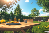 DIY Outdoor Table Quick and Easy Steps