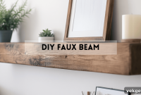 Transform Your Space with DIY Faux Beams