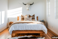 Cozy Western Oasis: Modern Ranch Bedroom Designs