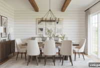 Farmhouse Chic: Accent Walls for Every Space