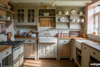 31 Enchanting Vintage English Cottage Kitchen Designs
