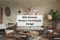 Modern Farmhouse with a Mid-Century Twist