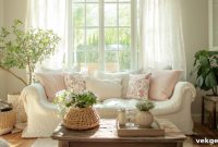 30 Cozy Country Cottage Living Room Inspirations