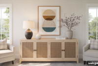 Perfect Art Height Above Your Console Table
