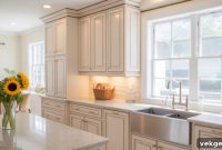 Achieve a Stunning Glazed Finish on White Cabinets