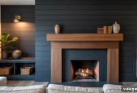 41 Inspiring Black Shiplap Fireplace Ideas with Effortless Styling Tips