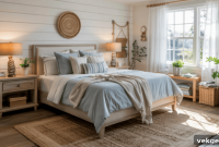 Cozy Coastal Farmhouse Retreats: 30 Inspiring Bedroom Ideas
