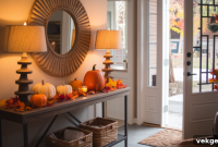 Inspiring Fall Entryway Table Designs