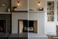 DIY Fireplace Tile Makeover: A Painting Guide