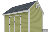 DIY 8×12 Shed Free Plans and Step by Step Guide