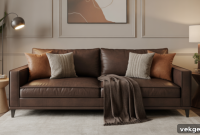 Sophisticated Comfort: 33 Dark Brown Sofa Ideas for Living Rooms