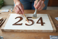 Craft Your Own House Number Display