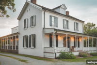 20 Inspiring White Painted Brick House Designs