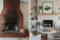From Dated Brick to Dream Fireplace