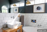 15 İlham Veren Modern Çiftlik Evi Banyo Dekorasyon Fikirleri