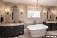 French Country Charm for Compact Bathrooms