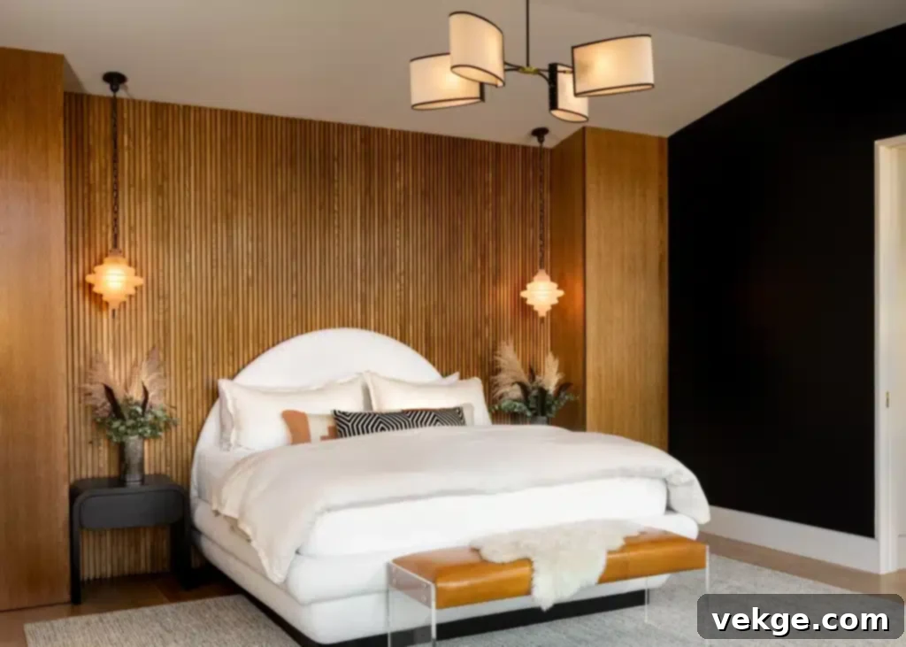 Go for an Accent Wall in Your Minimalist Bedroom