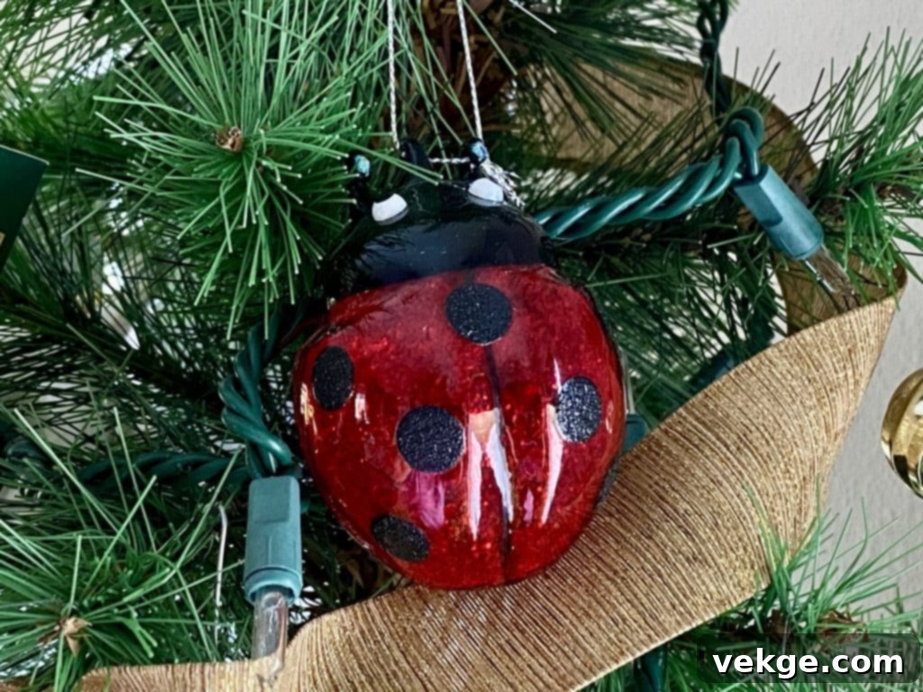 Delightful Ladybug Ornament