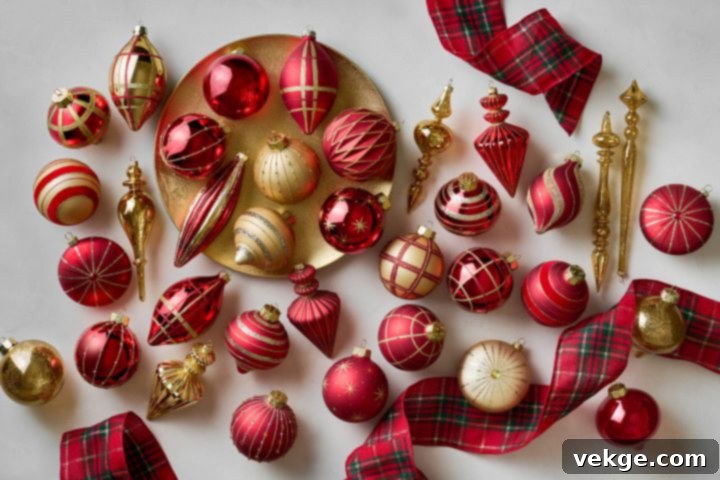Multi-Faceted Christmas Baubles