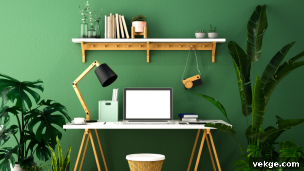 Green for Promoting Creativity and Staying Balanced