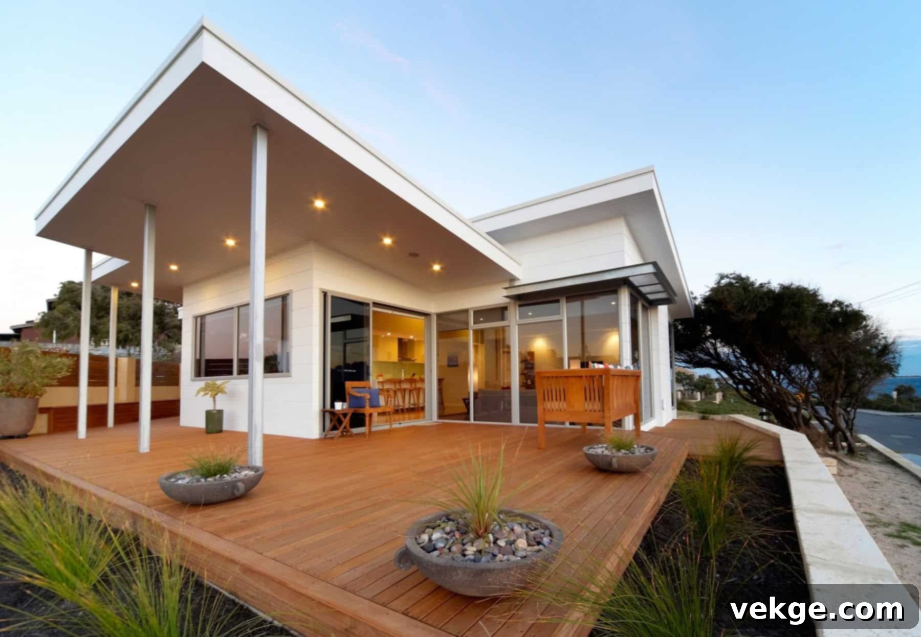 Passive house design - Buildi - An illustration of a modern, energy-efficient home with visible insulation layers, emphasizing passive design.