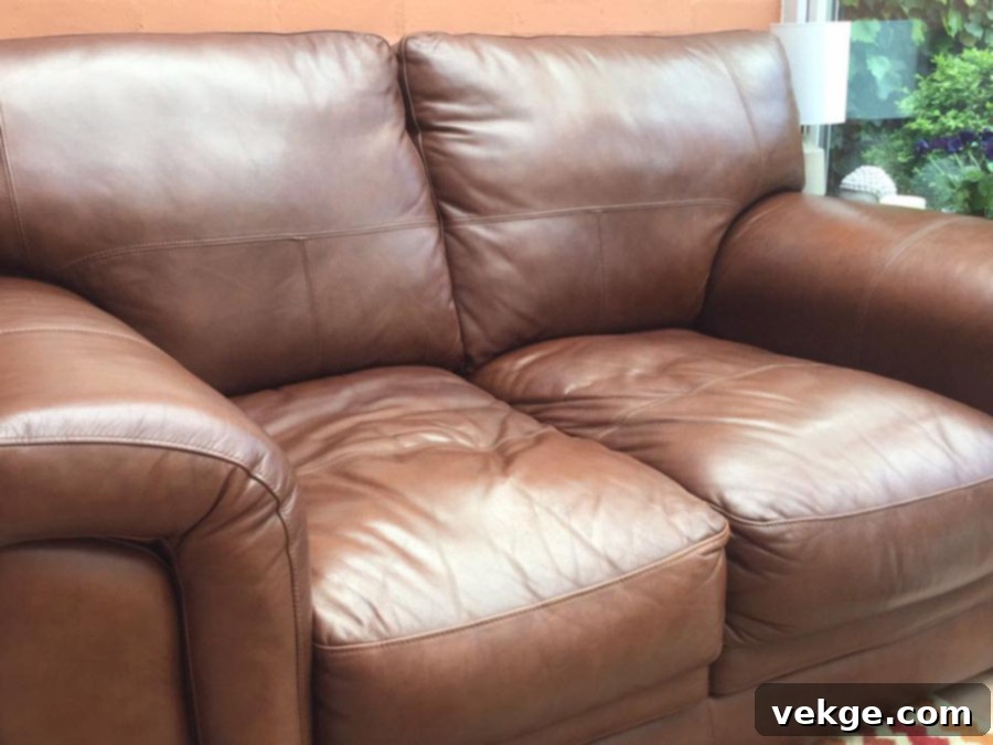 Natural oils like coconut oil or olive oil can be effective, gentle leather conditioners when used correctly.