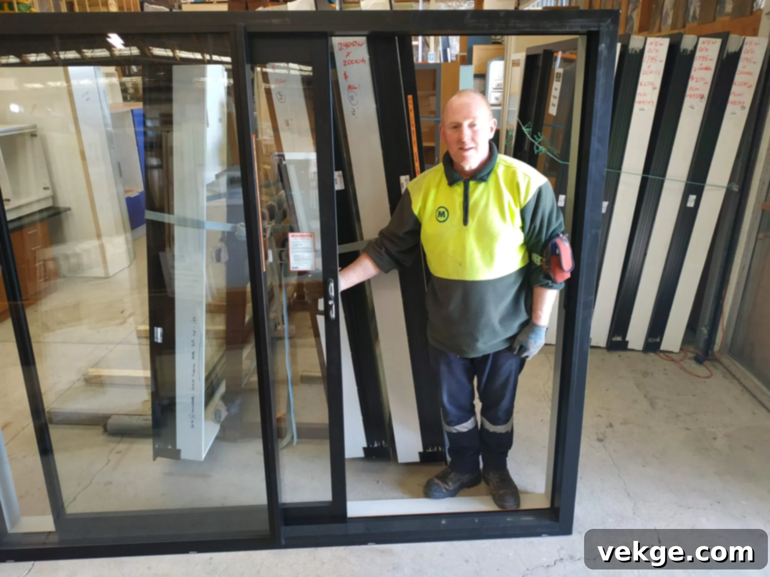 Thoroughly testing aluminium door durability and smooth operation