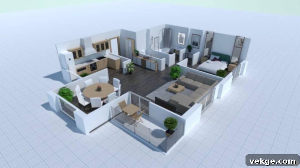 Visualise Through 3D Rendering