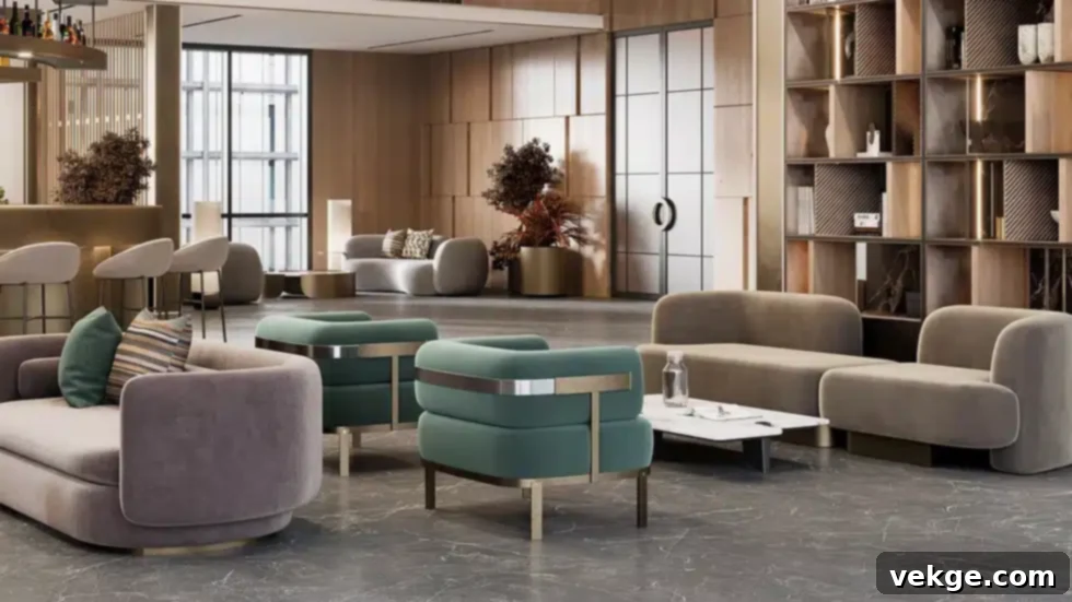 Use Luxurious and Affordable Materials for an elegant interior