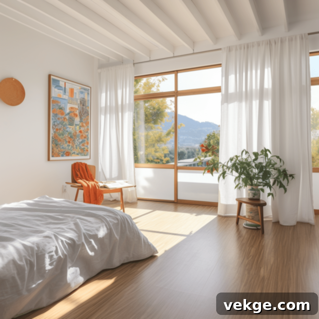 Linen Curtain for Bedroom with Cotton Lining